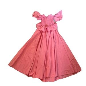 Toccin (NY) XS Pink Flowy Sleeved Long Dress Women's